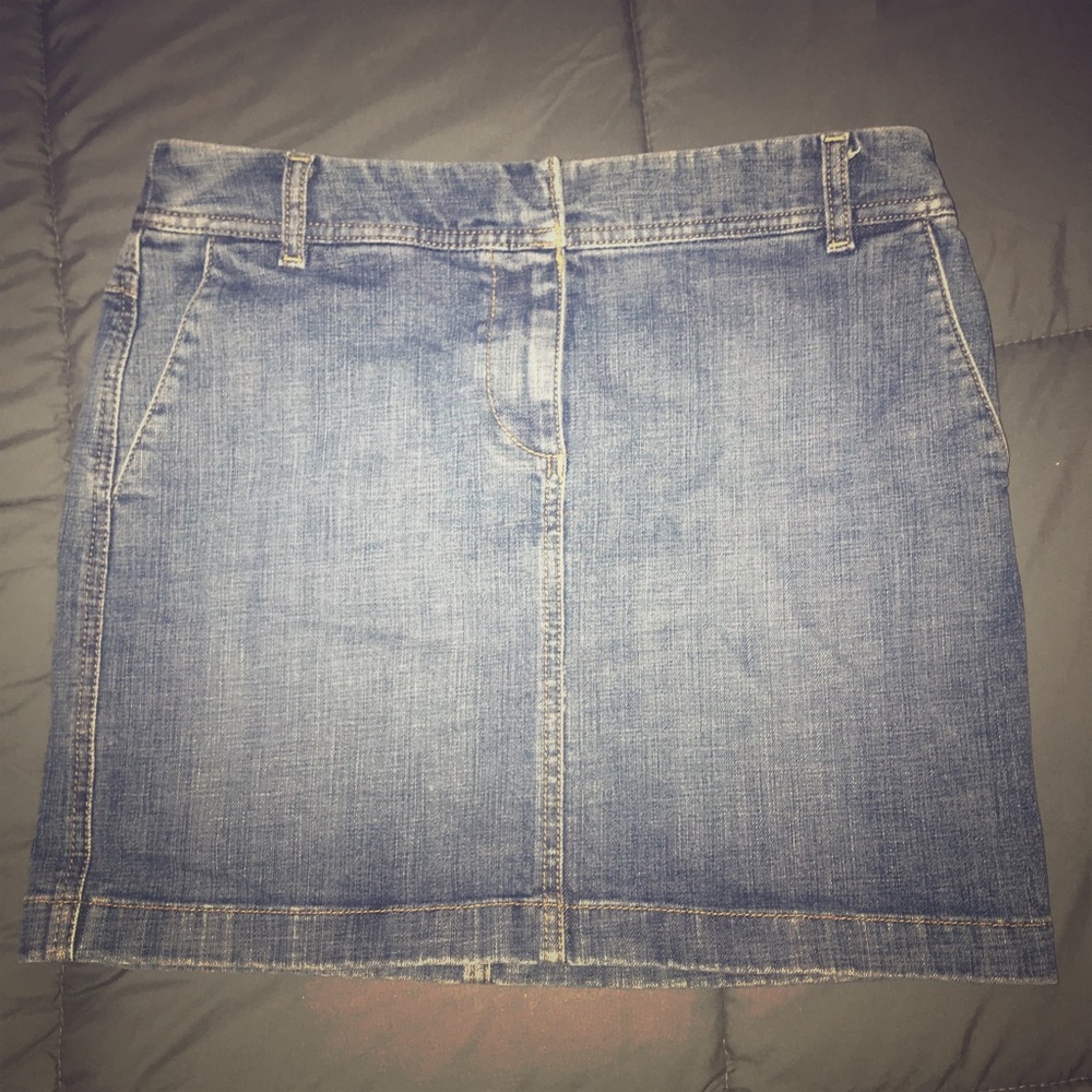 Ann Taylor Loft Petite Jean Skirt